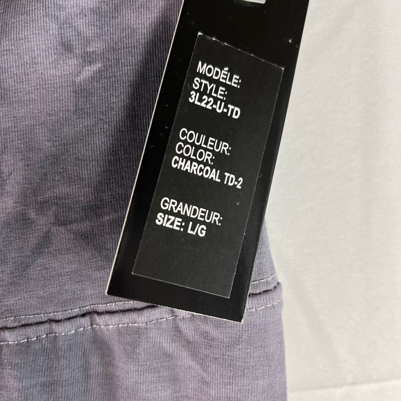 NWT Love And Peace By J.O. Large Charcoal Leggings Yoga Pants High Waist Regular - Picture 3 of 7